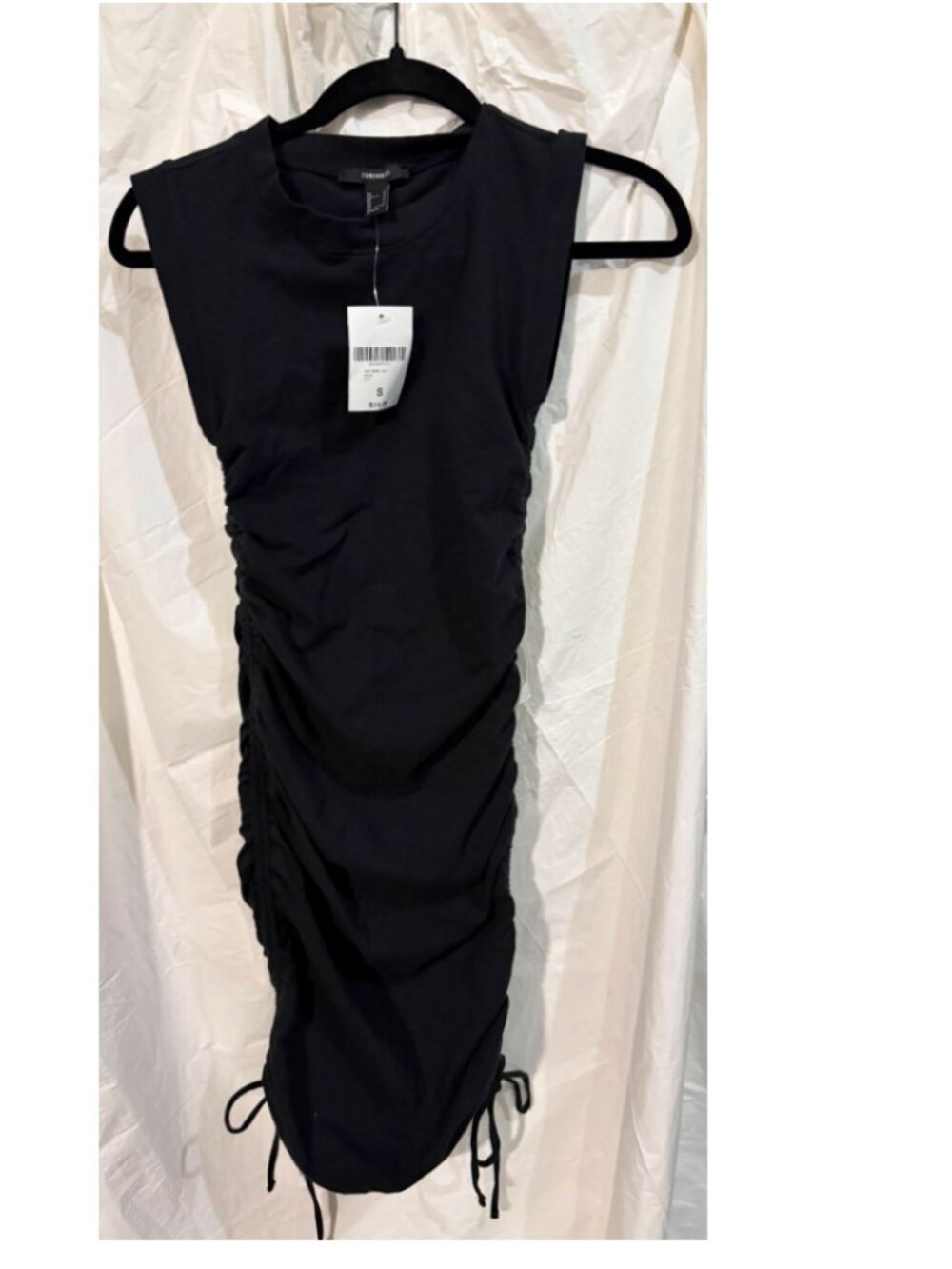NWT - FOREVER 21 - Black Bodycon Dress Tank Dress - SIZE S